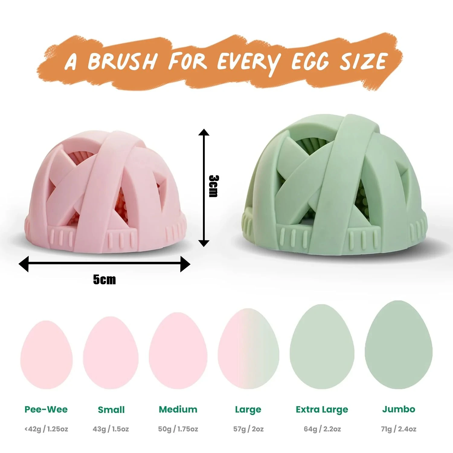 Silicone Egg Cleaning Brush Flexible Egg Cleaner Brush Tools Multifunctional Egg Scrubber Easy Clean Kitchen Accessories Gadgets