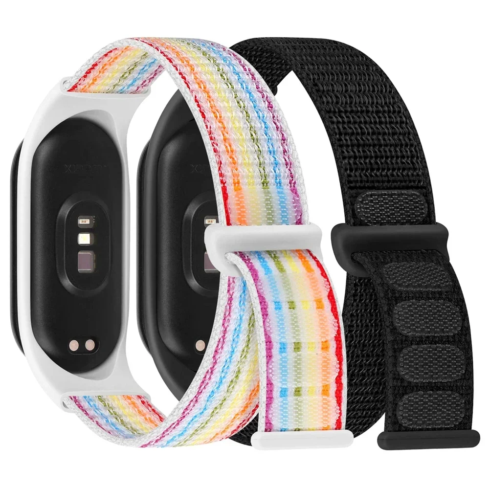 Nylon Sport Bracelet Set - Adjustable Wristband Replacement Straps in Assorted Colors