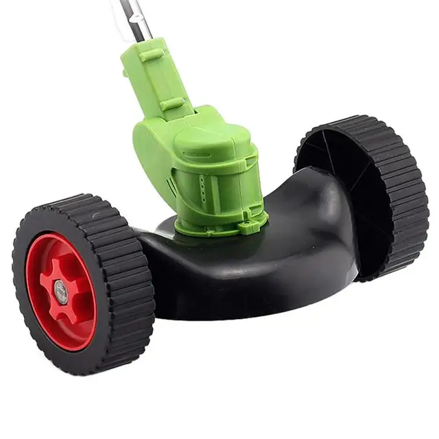 Húros Trimmer Kerekek Elektromos Fű Tartozékok Leszerelhető Kerék Rögzítés Kis Háztartási Gyomnövény