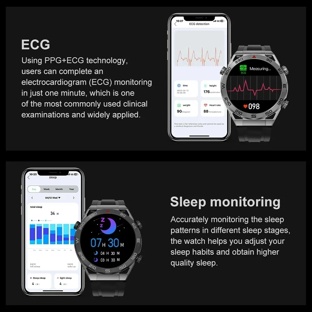  NFC Ʈ ġ GPS  ƮĿ ħ, AMOLED 454*454 HD ȭ, ɹڼ ECG + PPG  ȭ, ȵ̵ Ʈġ
