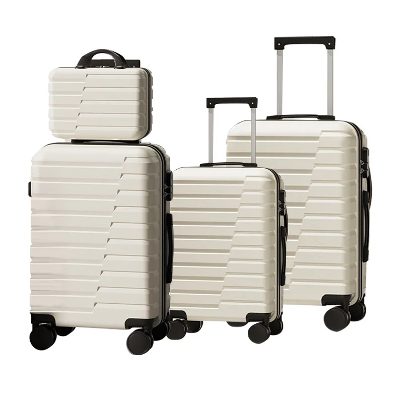 大容量荷物セット 4 個 14/20/24/28 インチ軽量スーツケースロック