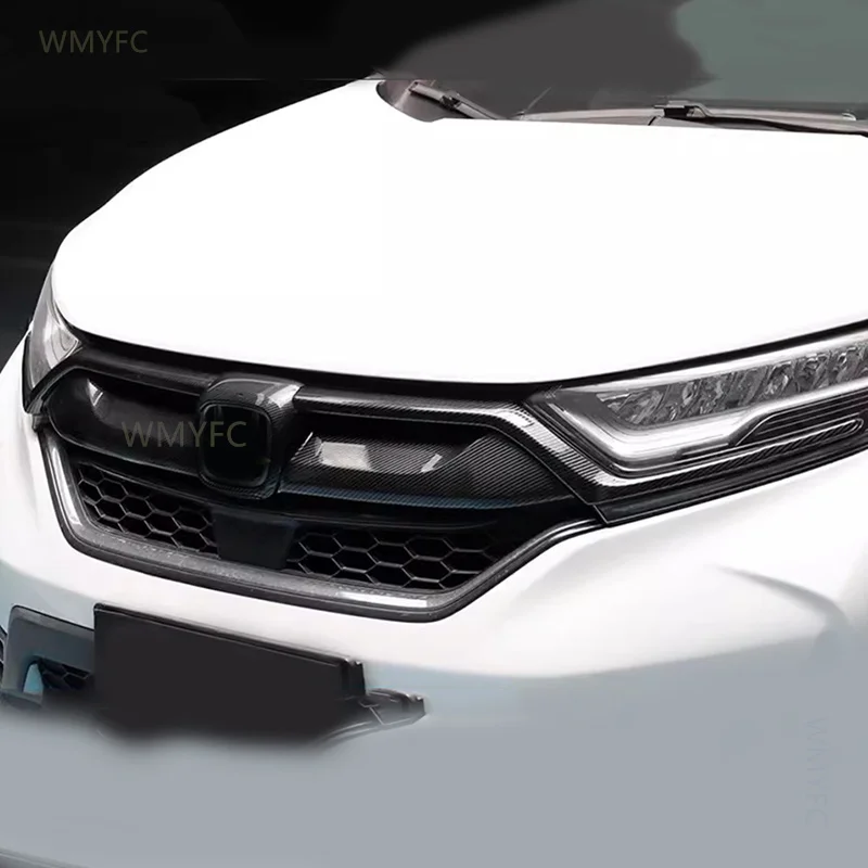 

Для Honda CRV CR-V 2017 2018 2019 2020 передняя крышка капота решетка рамка декоративная Центральная крышка отделка наклейки