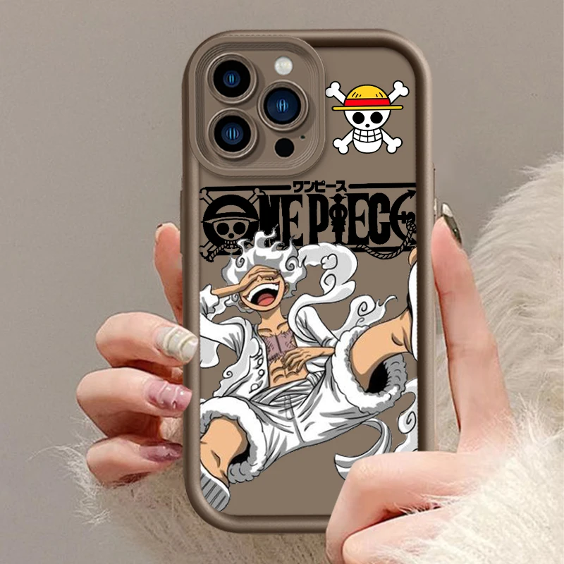 thumbnail image 1 of O-one p-pieces Luffys Anime para Apple iPhone 15 14 13 12 11 XS XR X 8 7 Pro Max Plus Pro funda de teléfono de escalera de ojo suave a prueba de golpes, 1 of 5