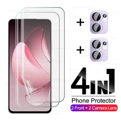 Universal 4 - in - 1 Hydrogel Film Screen & Camera Lens Protector - Reno13F 5G 4G (2 Front 2 Lens)