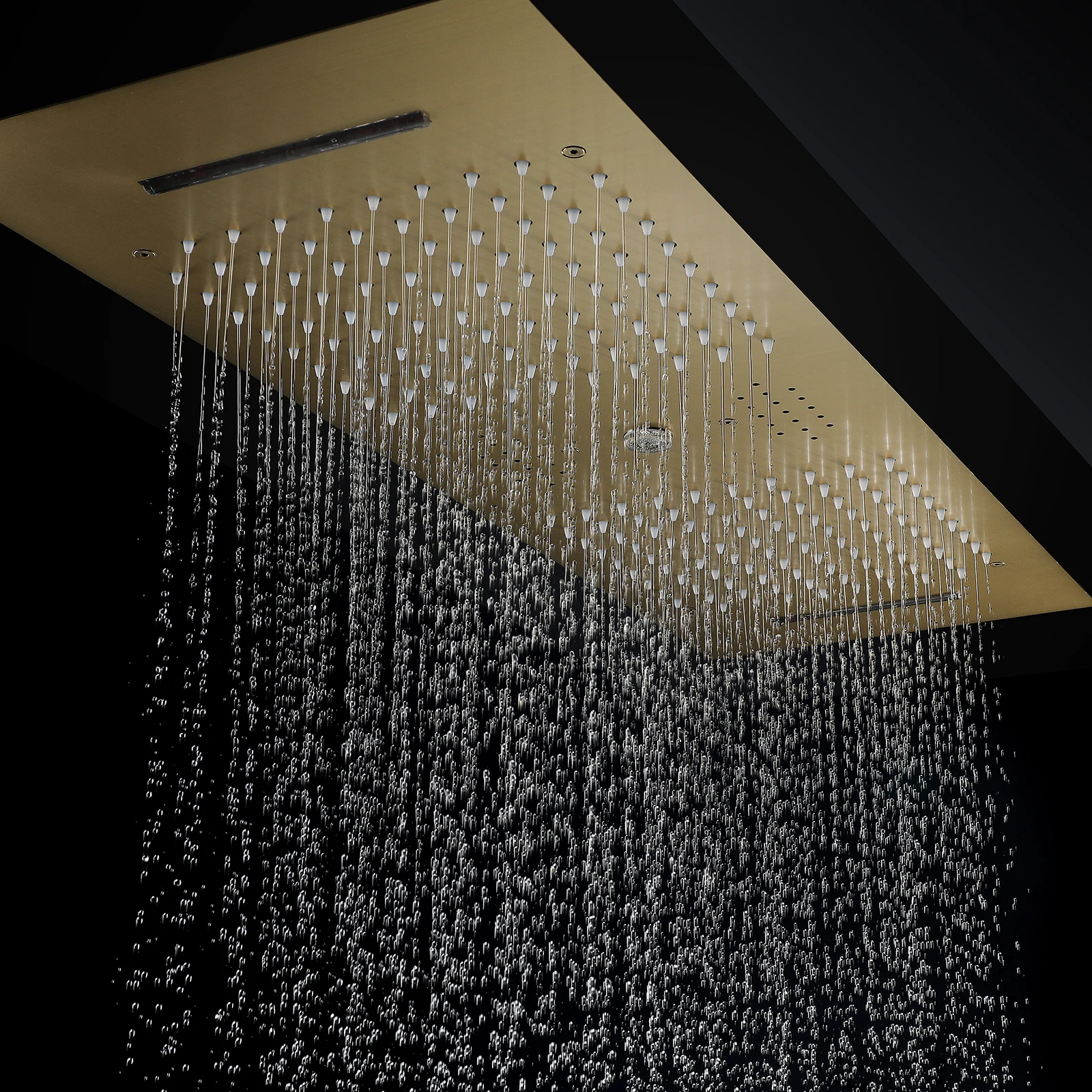 Luxury Massage Water Column ShowerHeads Smart Modern Bathroom LED Shower System Sets Full Set Built-in Hot and Cold Shower Mixer