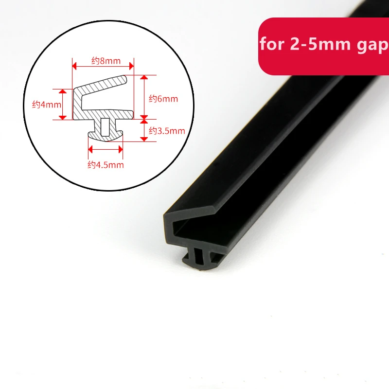 Sello De Burlete Para Ventana De 5/16" Con Bulbo Tipo Burbuja Para Montaje En Ranura, 4 Colores Y 6 Opciones De Longitud (17', Blanco