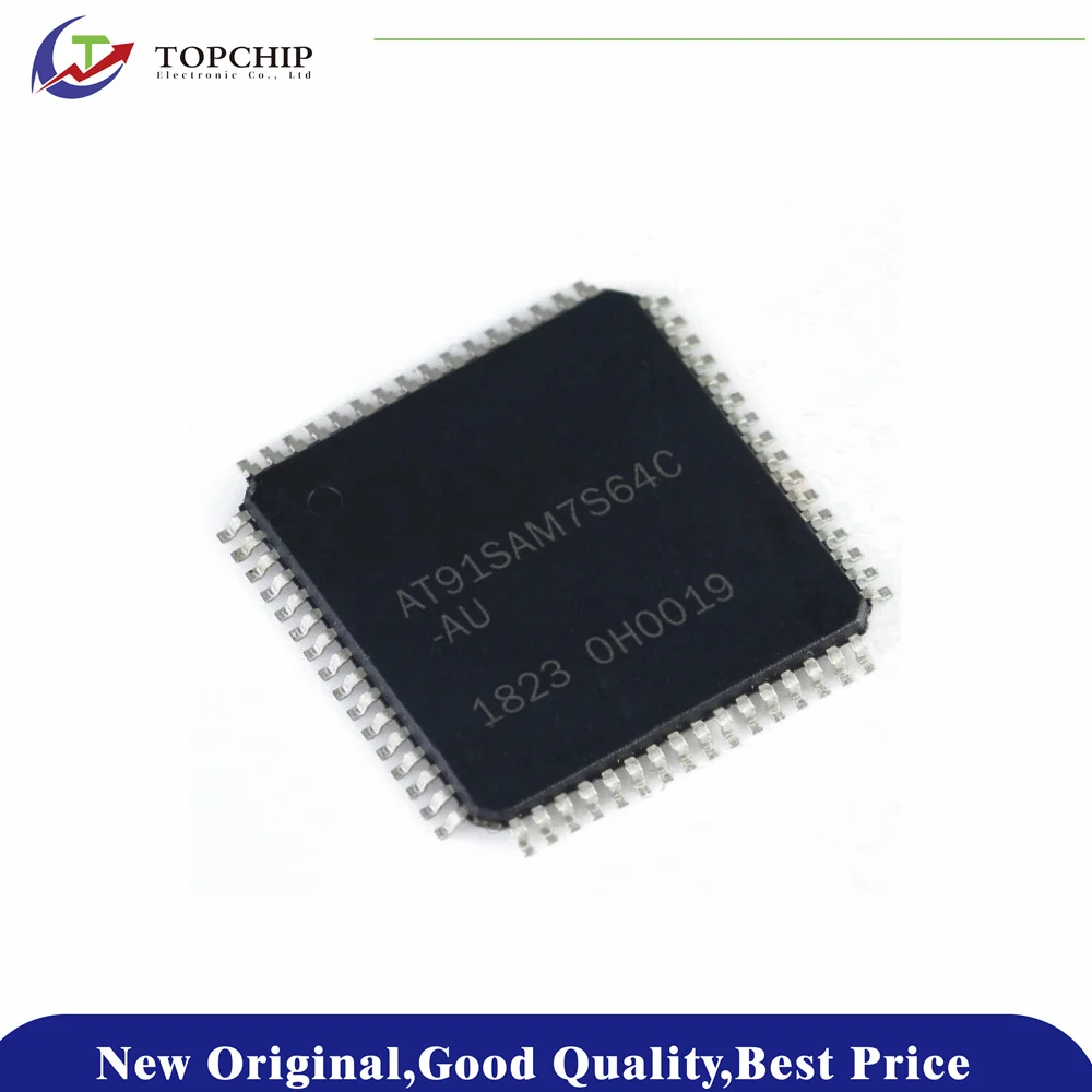 

1Pcs New Original AT91SAM7S64C-AU 64KB ARMOther series 55MHz 32 LQFP-64(10x10) Microcontroller Units (MCUs/MPUs/SOCs)