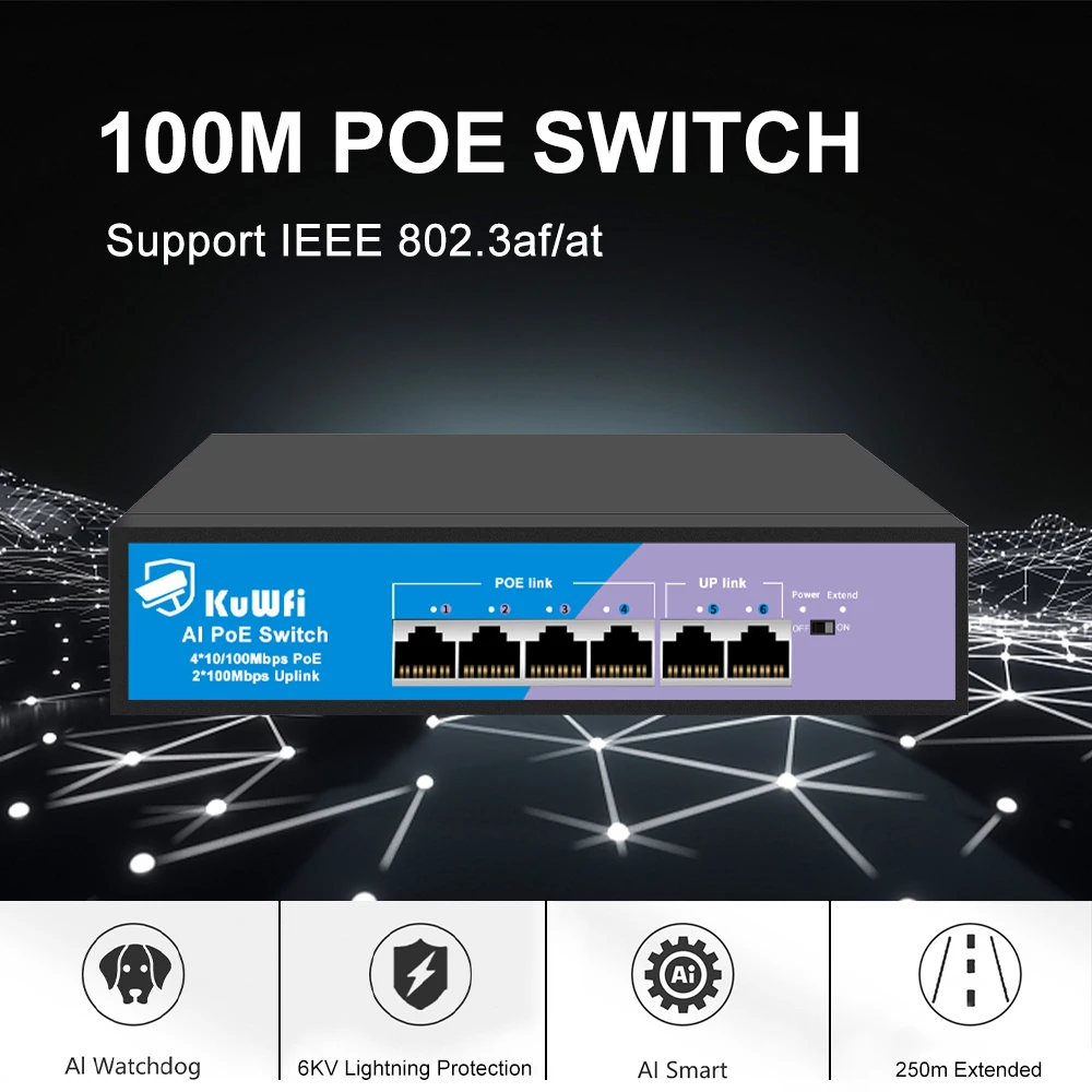 portas, 10 Mbps, 100Mbps, IEEE802.3AF, AT