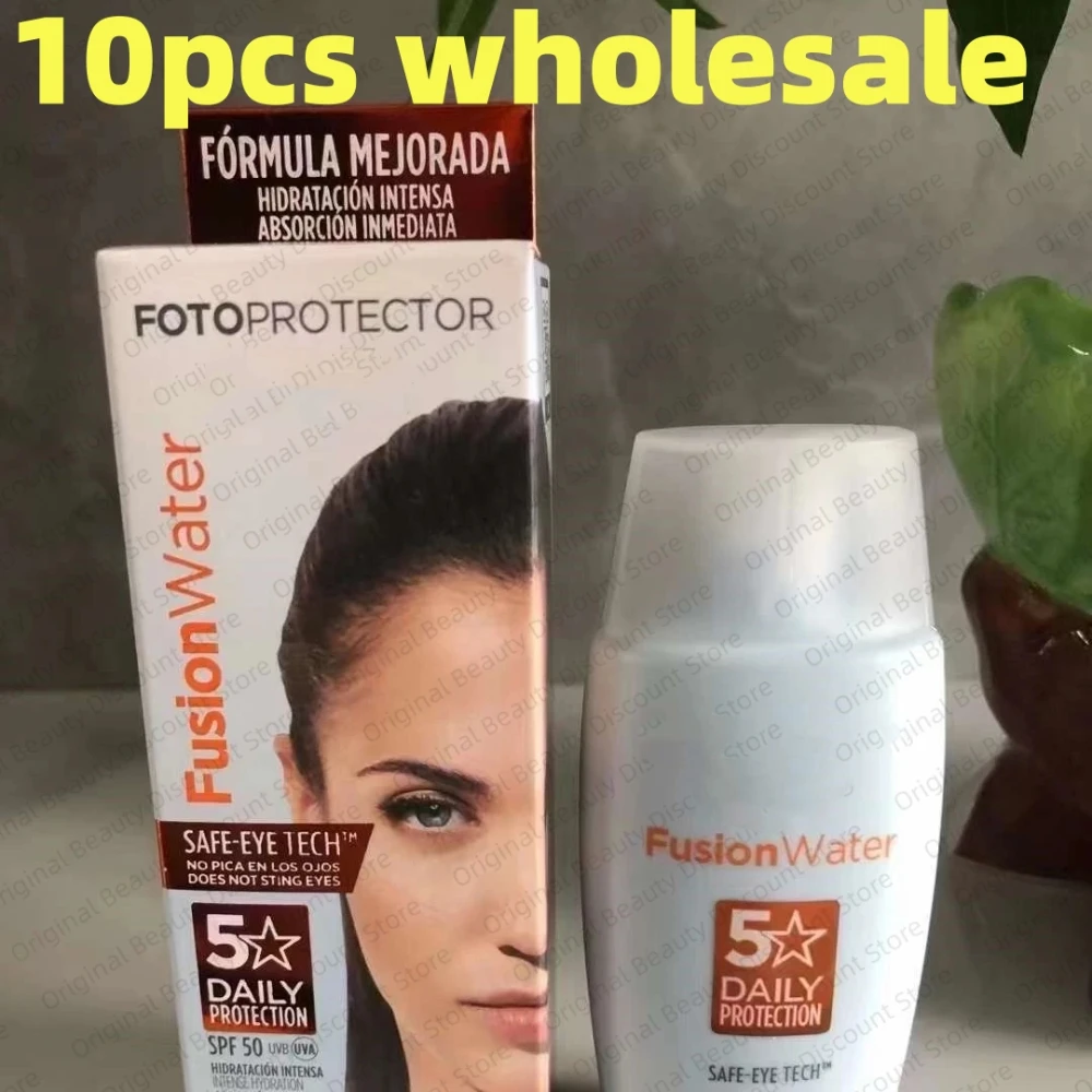 

10pcs Sunscreen SPF50 PA+++ Sun Protection and Isolation Refreshing Non-Greasy Waterproof UV