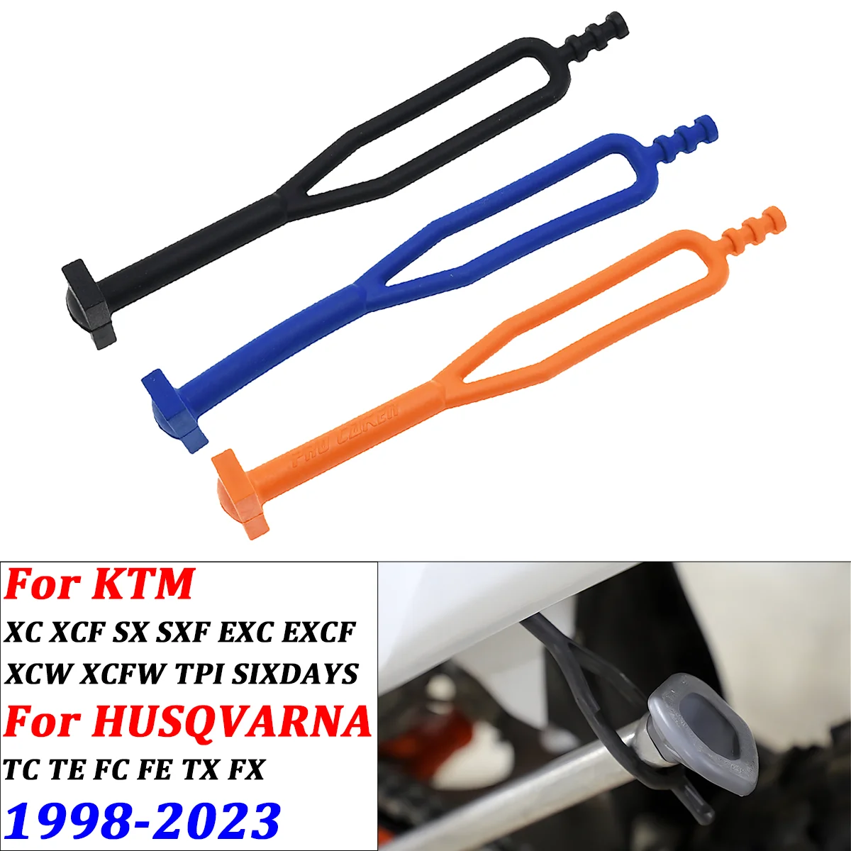 Motocross Gummi Ständer Seitenständer Strap Für Husqvarna TETC TX FC FX 1998-2023 Für KTM EXC EXCF Sechs Tage TPI XC XCW XCF XCFW