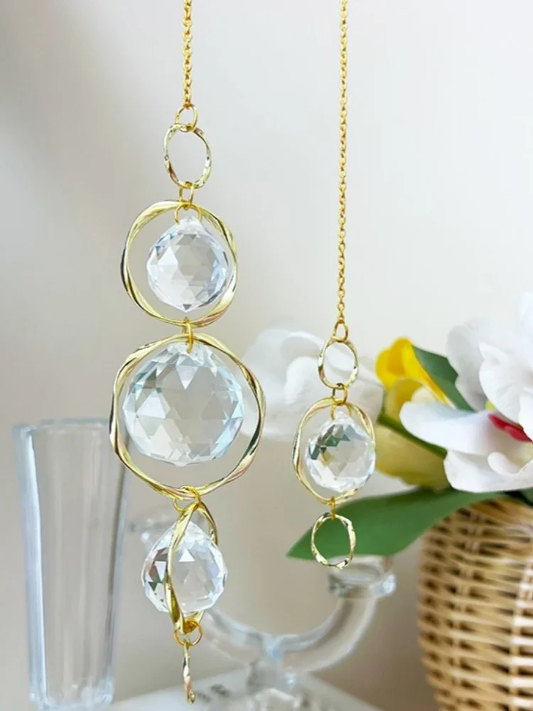 Suncatcher Crystal Prism Ball Window Light Catcher Rainbow Maker Outdoor Decor