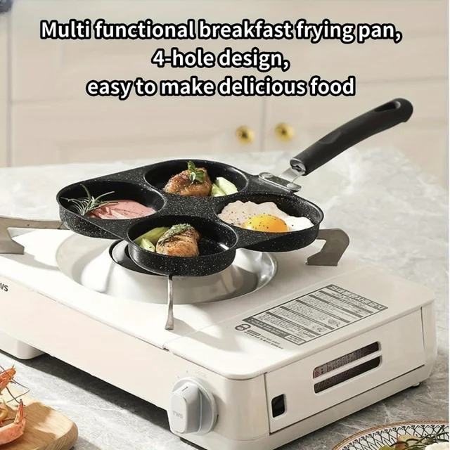 Multi-burner cast iron camping griddle compatible with campsite electric hookups and induction hobs.