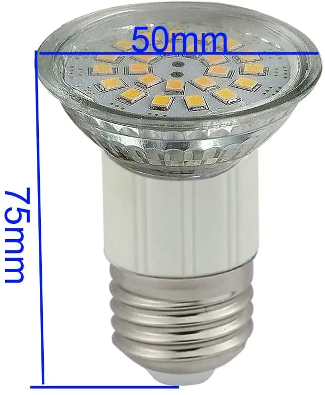 Lot de 12 ampoules LED GU10 5W (equiv. 50W) - 120° - 400Lm 3000K - garantie  5 ans