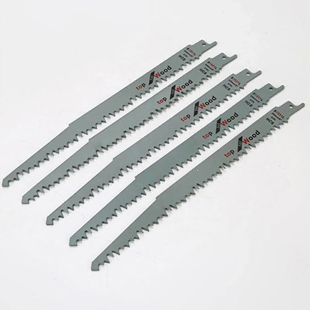Wood Pruning Saw S1531L 1/3/5 Pc 240mm High Carbon Steel Reciprocating Saw Blades Wood And PVC Pipe Cutting