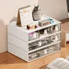 Desktop Storage Box Organizer Drawer Type Transparent Acrylic Desk Stationery Hand Account Storage Rack Desk Simple Pen Holder 6