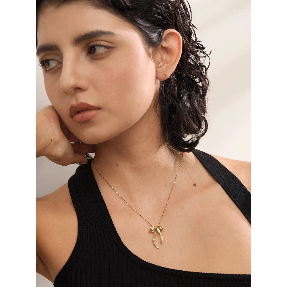 Yhpup Necklace Steel Plated