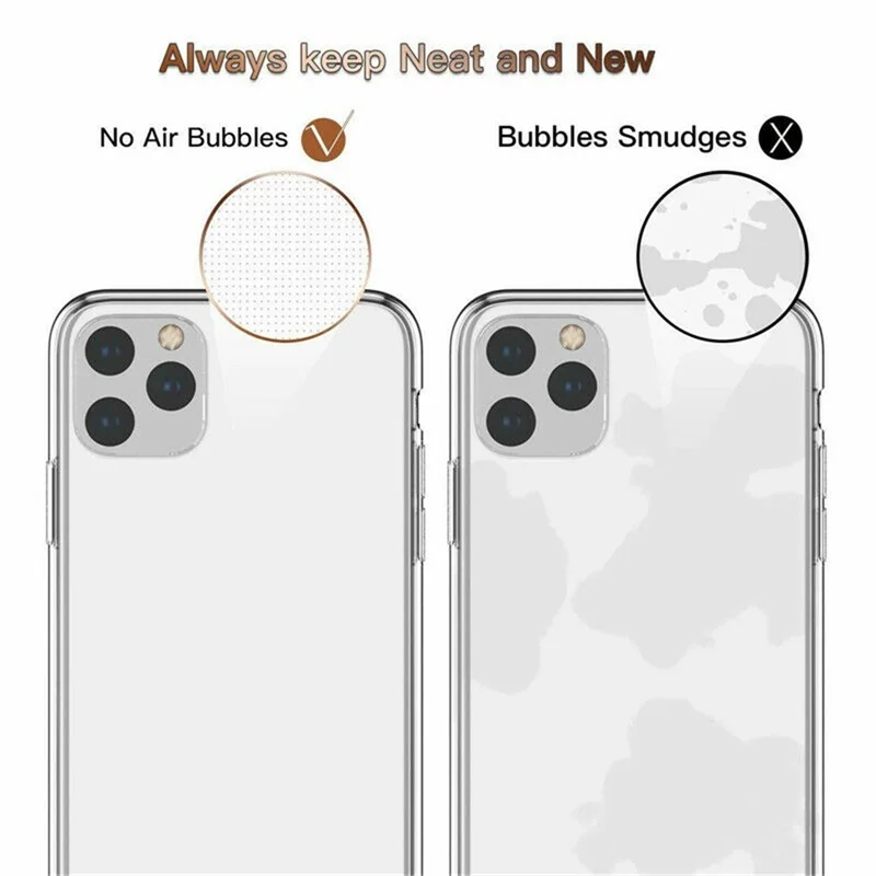 Ultra Thin Transparent Soft TPU Camera Protect Case Cover