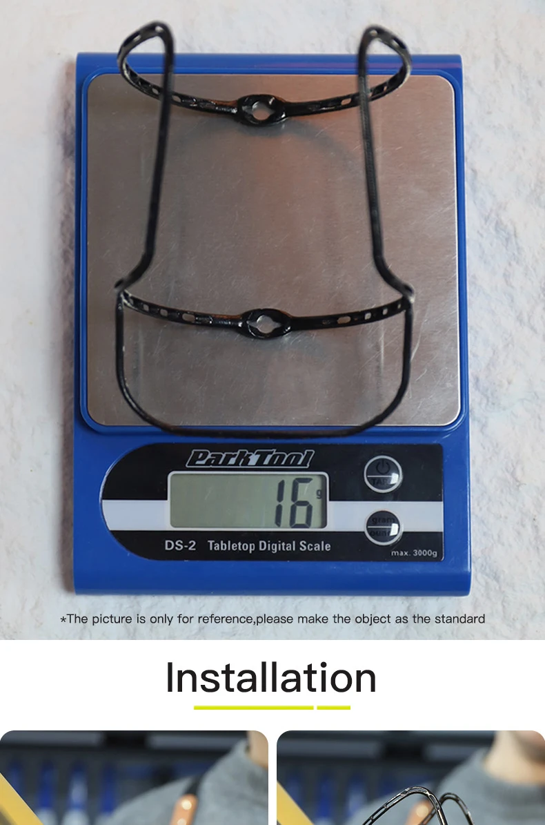Rrskit Fahrrad 3D-gedruckter Wasserflaschenhalter aus Titanlegierung, ultraleichter Wasserflaschenhalter für Rennrad, MTB, Faltrad – Detail 7