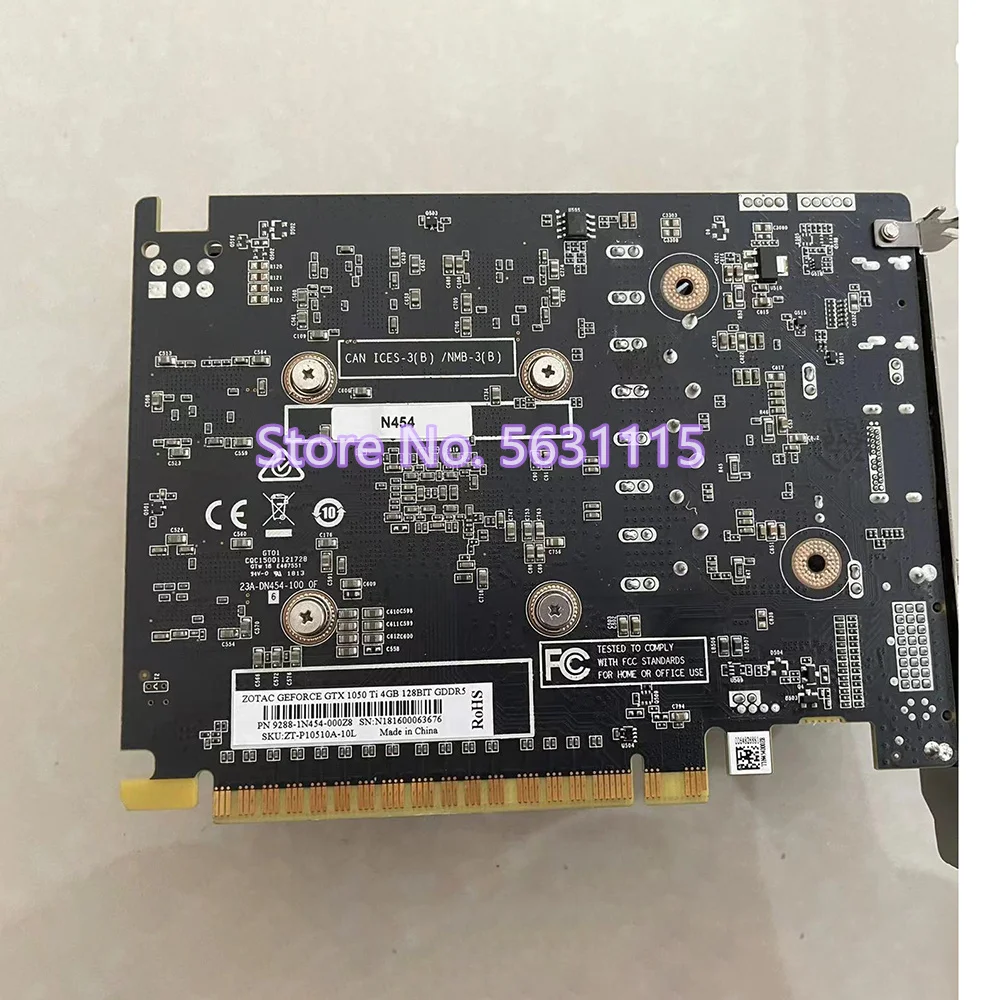 4GB For ZOTAC GTX1050Ti Computer Game Graphics Card