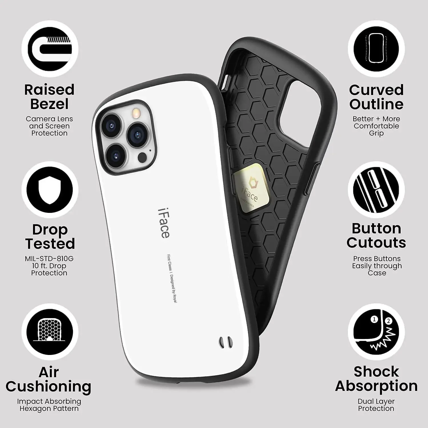 iface Mall Shockproof Phone Case - Premium Protective Cover for Various iPhone Models