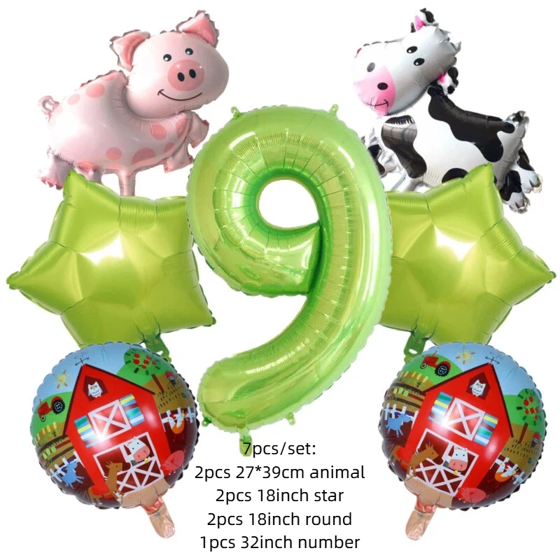 7pcs Number 9 Set