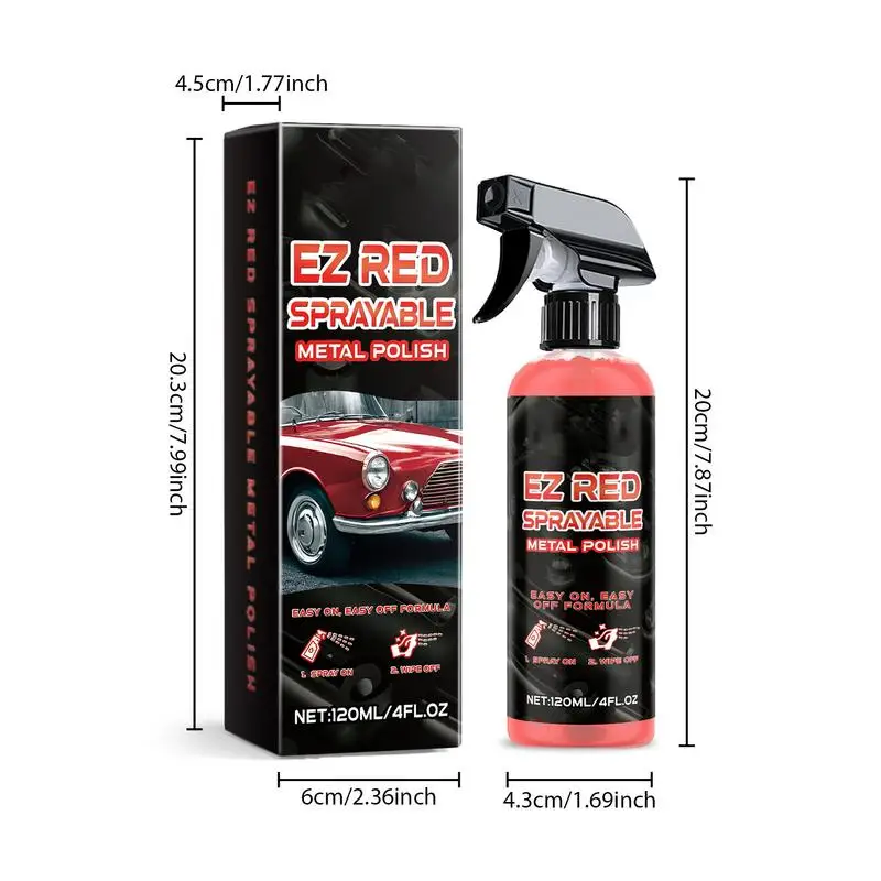 Car Rim Cleaner Tire And Rim Cleaner Brake Dust Remover 120ml Protectant Stain Remover And Polisher For Trucks SUVs Motorcycles