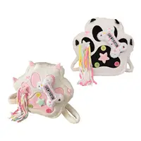 Animal Cartoon Backpack Soft Versatile Travel Portable Cat Paw Shaped School Bag Fashionable Cute Detachable Strap Student Bag 1