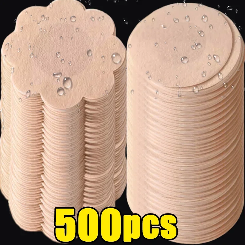 Silicone Nipple Cover Disposable Nipple Cover Breast Nipple Covers Breast Sticker 50-500pcs Nipple Cover Stickers Women Breast Lift Tape Pasties Invisible Self-Adhesive Disposable Bra Padding Chest Paste Patch