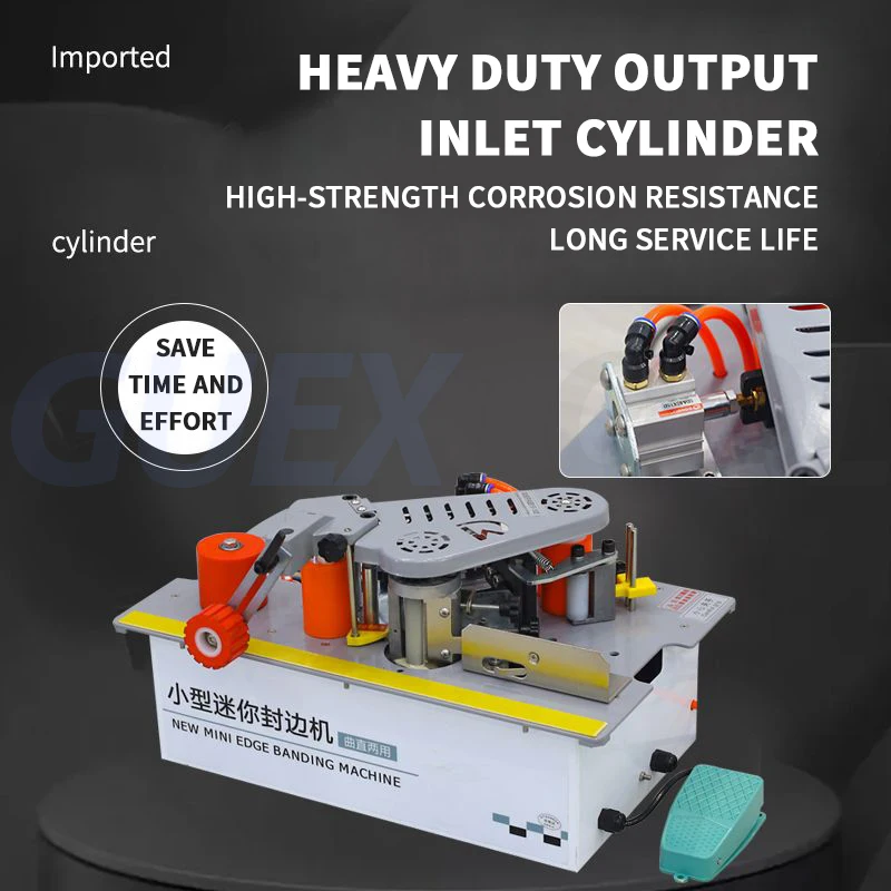 Automatic Strip Cutting Small Edge Banding Machine Adjustable Linear/Curved/Irregular Sealing Tool For Home Decoration Drocessin