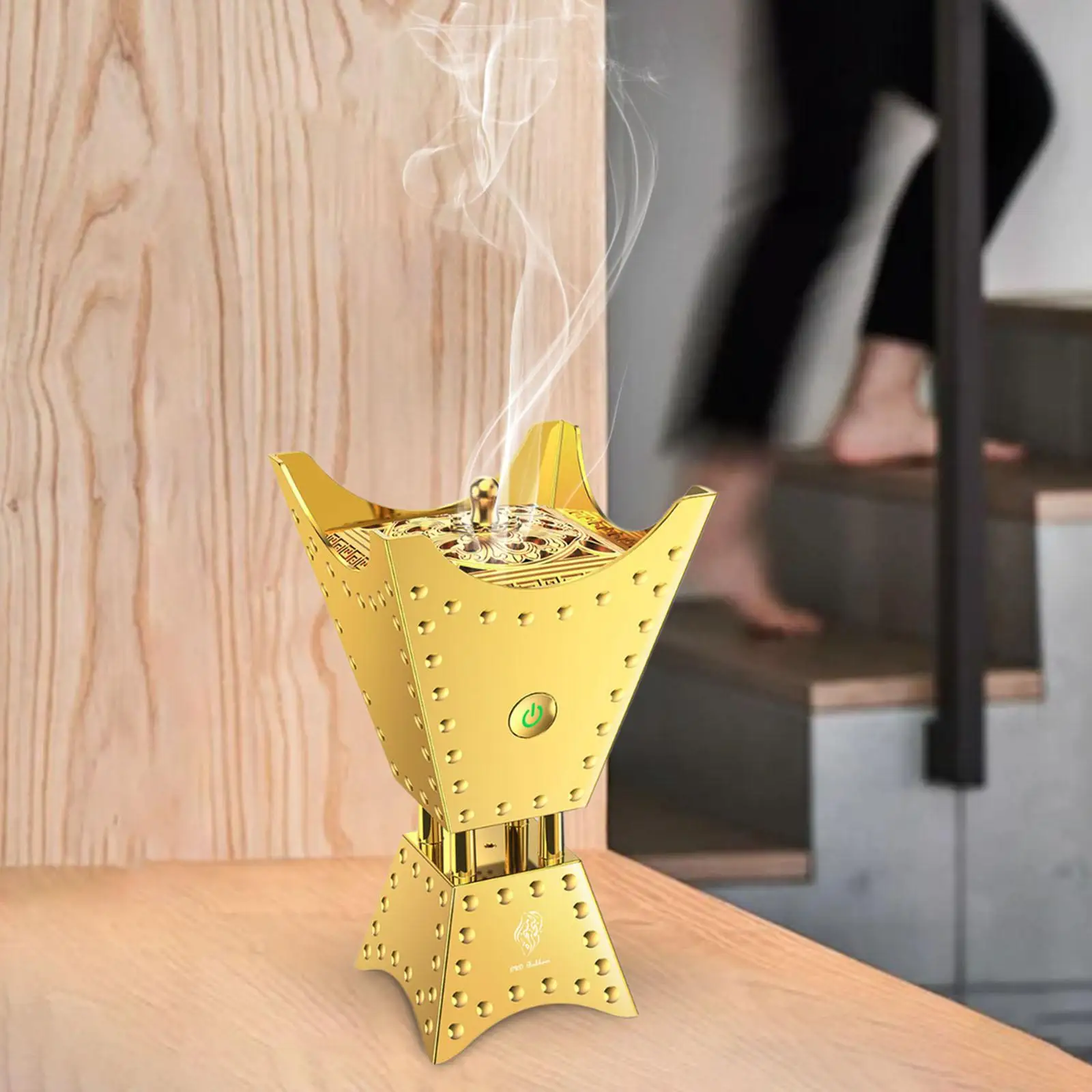 

Электрическая горелка ладана портативный декор для подарочного стола для новоселья, украшение для спальни, украшение для чайного столика