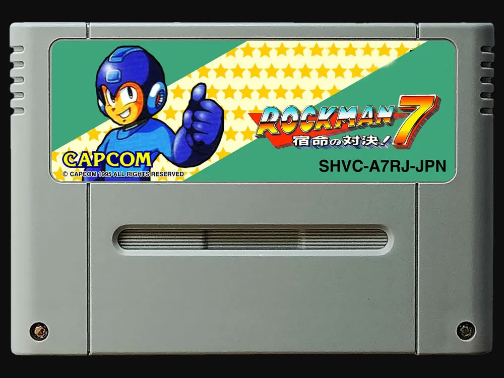 16Bit Games ** ROCKMAN 7 ( Japan NTSC Version!! )