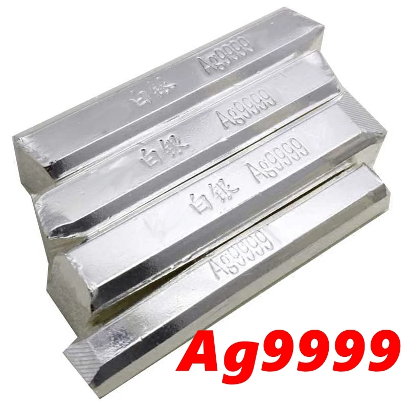 1pcs 10g 20g 30g 50g high Pure Silver Bars Silver Ingot Ag Sterling Bullion free shipping