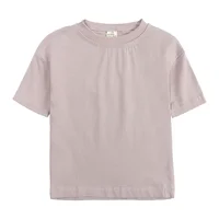 2024 Korean Kids Teenage Summer Outfits Clothes Solid Cotton Breathable Boys Girls Lounge Suit Children Personalized Sports Suit 2