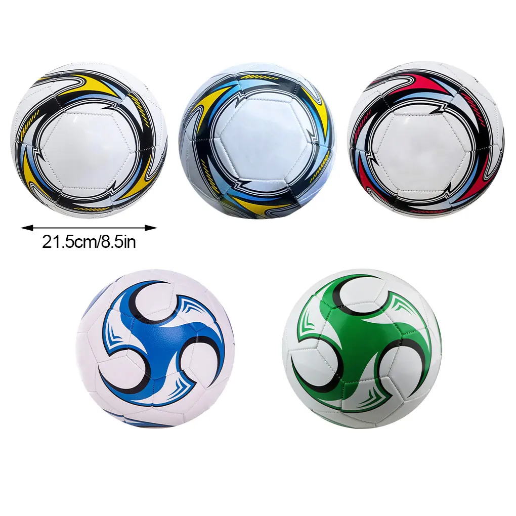 World Football Soccer Balls Official Size5 Machine Sewing PVC Seamless Wearproof Anti-slip Outdoor Match Game Football Training 6
