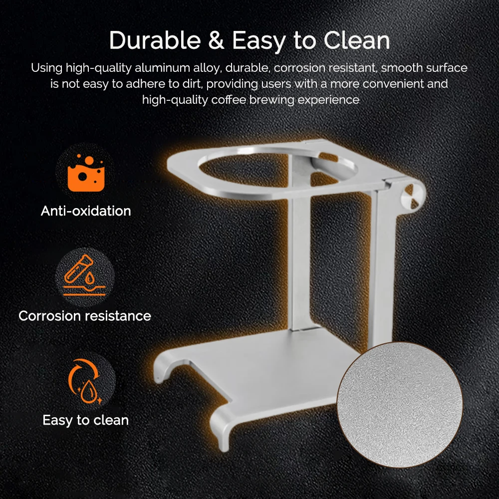 Foldable Coffee Drip Holder Aluminum Alloy Support Stand Espresso Portable Travel Outdoor Using Tool Coffee Machine Rack Durable