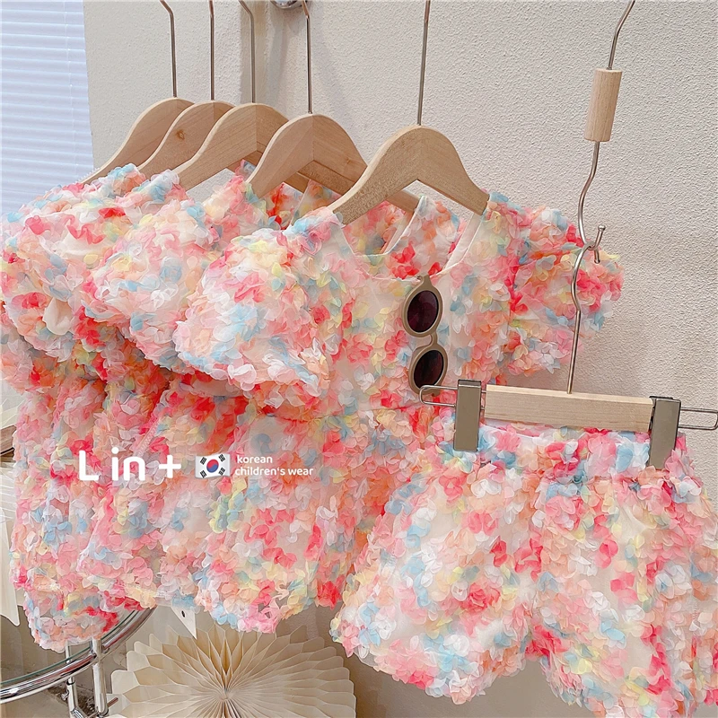 

Baby Clothing Tops Summer Toddler Girls Wear Kids Clothes Girls Children Princess Dress Petal Skirt