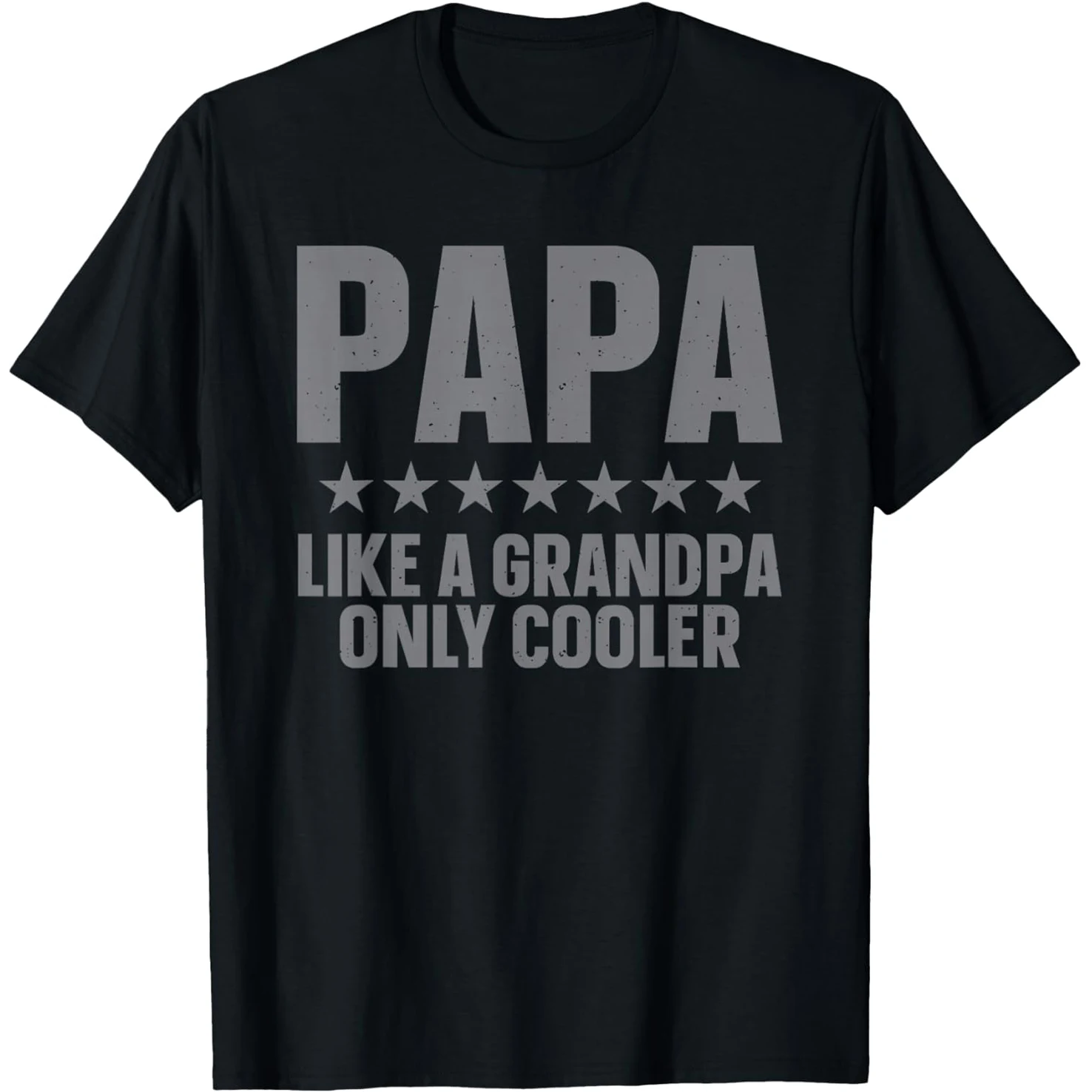 Papa-Kunst für Opa, Vatertag, Papa-T-Shirts für Männer und Frauen, reine Baumwolle, Humor, Streetwear, kurzärmelig, Unisex, lockere Kleidung