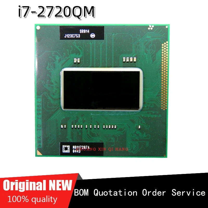 

For i7-2720QM i7 2720QM SR014 2.2 GHz Quad-Core Eight-Thread CPU Processor 6M 45W Socket G2 / rPGA988B 100% Working Properly