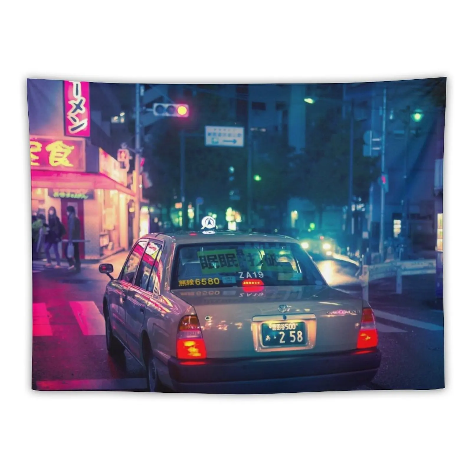 

Late night taxi ride Tapestry Wallpapers Home Decor Bedrooms Decorations