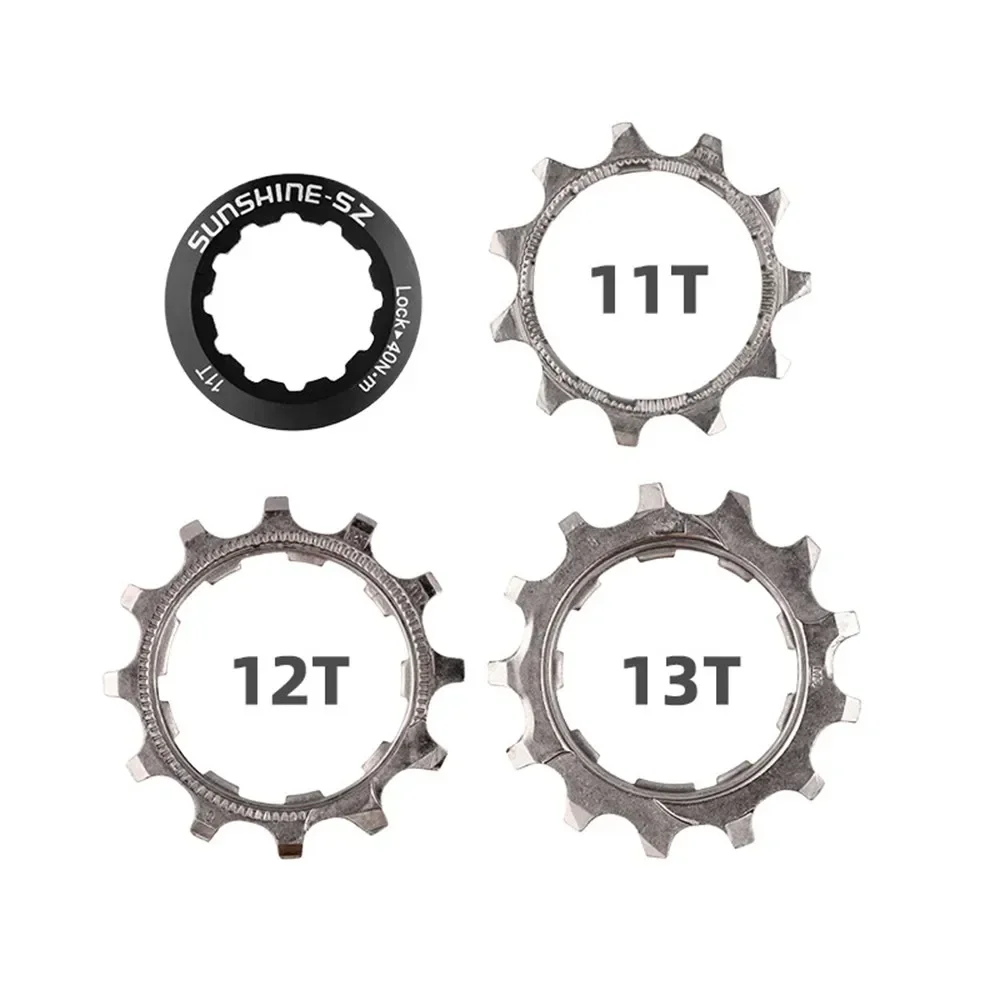 Road Mountain Bike Cassette Cog 8 9 10 11 Speed 11 12 13T Tooth Freewheel Part Lightweight Durable Mtb Bike Freewheel Accessorie