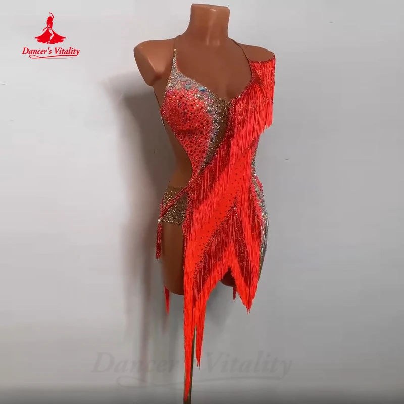 Ropa De Baile Latino Para Mujer, Vestidos De Baile De Salu00f3n