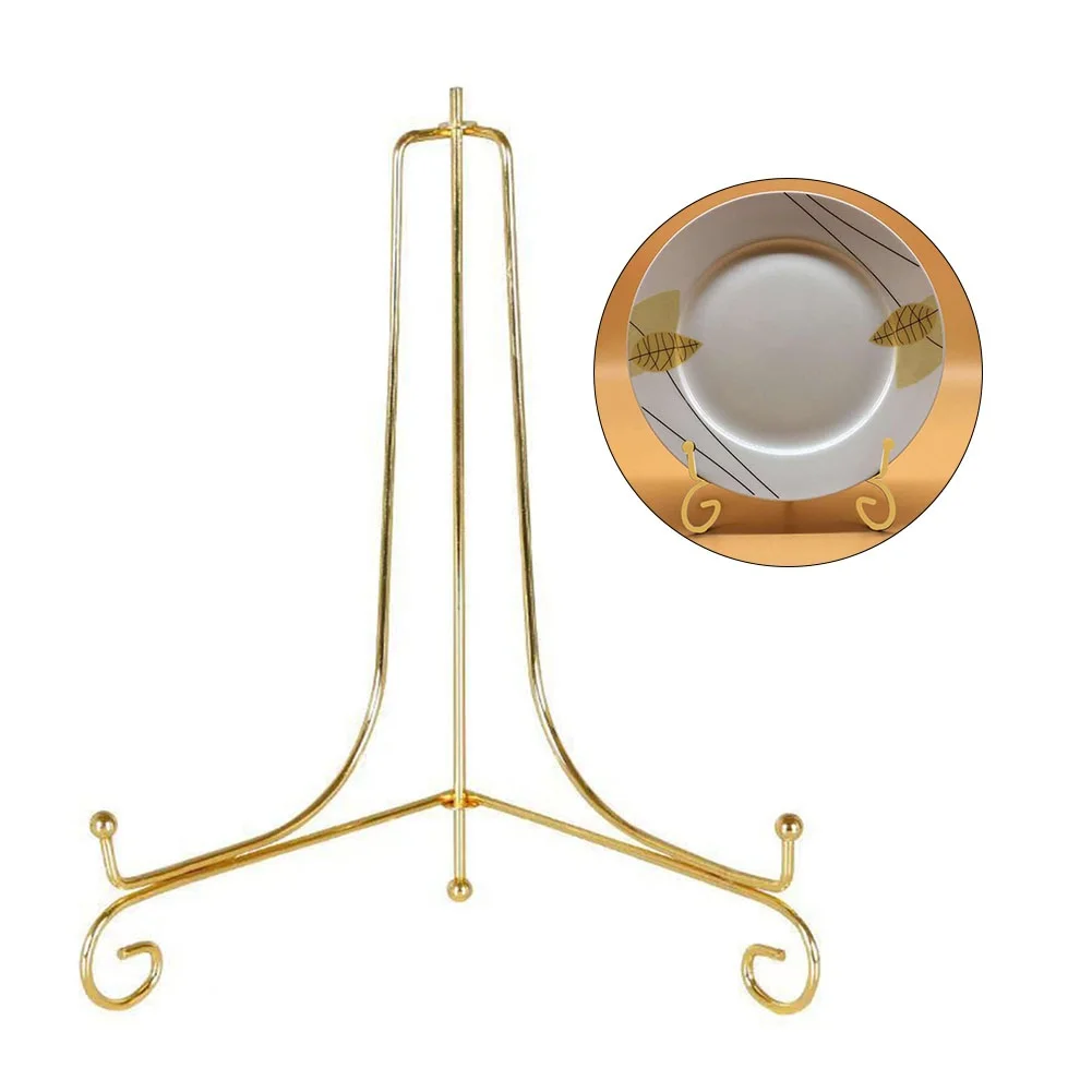 

Display Stand Iron Display Storage Holders For Pictures Photo Decorative Photo Holder Stand Picture Frame Plate For Living Room