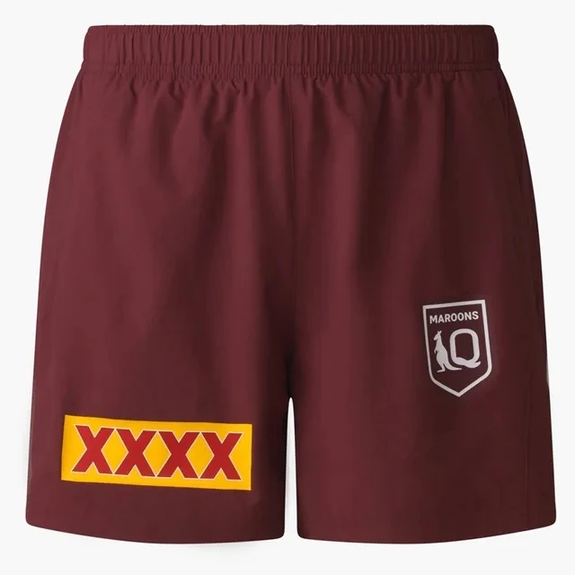 

2023 Queensland Maroons State of Origin Rugby Training Tee Jersey shorts size S--5XL