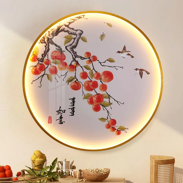 Chinese Wall LED Imagem Moderna, Criativa Paisagem Mural, LED Sconce, Sala  Decoração, Estudo Lâmpada - AliExpress