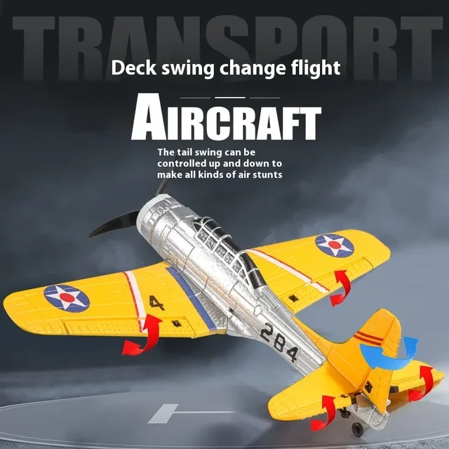 QF012 Four Channel Rc Plane Sbd Bomber Brushless Motor Fixed Wing Aircraft Model Remote Control Foam Aircraft Toy Birthday Gift 3