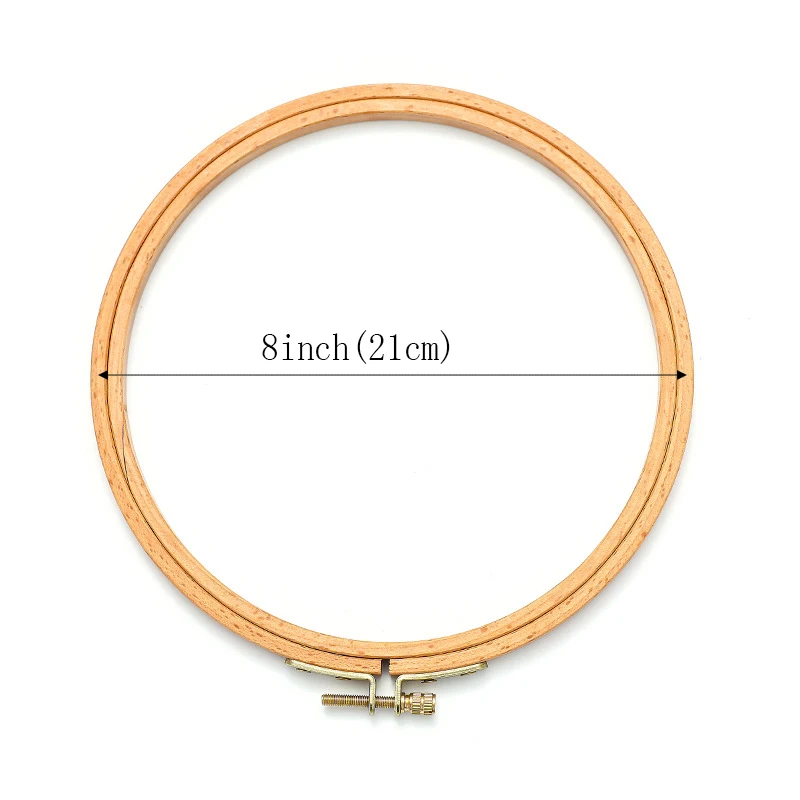 1PC Cross Stitch Embroidery Hoop Beech Sewing Tools Hoop Ring Wooden Frame Sewing Manual Tool Needlework 