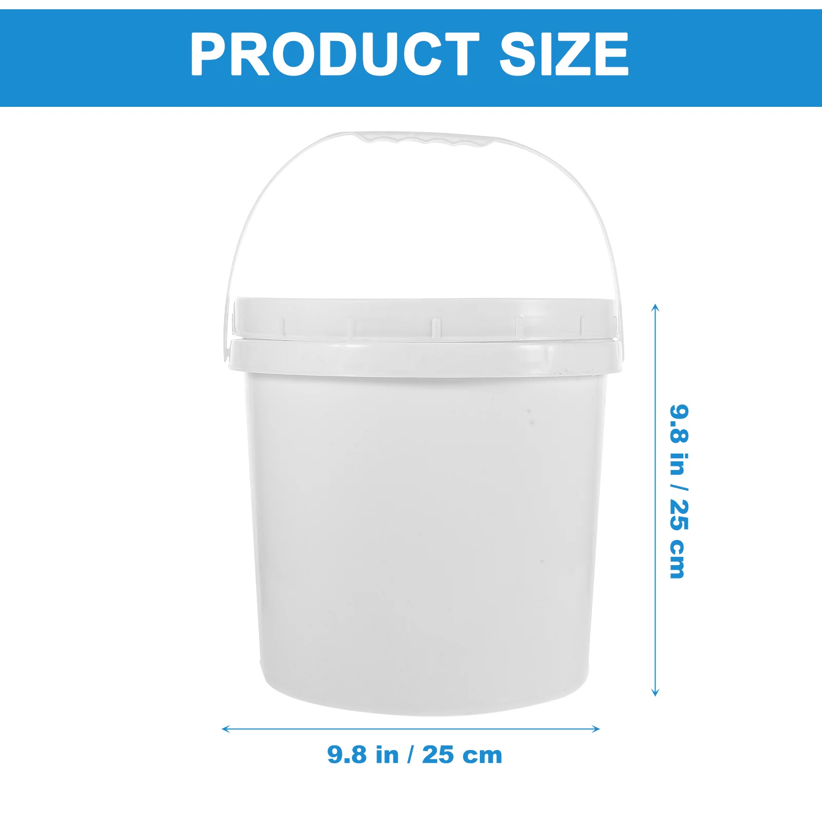 5l Bucket with Lid Hand-held Multi-functional Paint Storage Buckets for Painting Empty