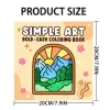 SIMPLE ART Bold-easy Patterns Coloring Book for Adults Cute Drawing Book Perfect Gift for Party and Birthday 2