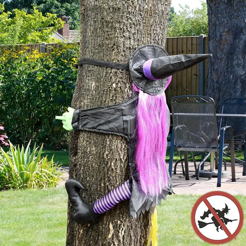 Halloween-Crashing-Witch-Outdoor-Decoration-Crashing-Witch-Door-Porch ...