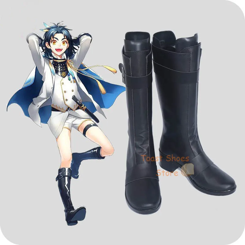 

Anime Touken Ranbu Online Taikogane Sadamune Cosplay Shoes Boots Comic Game for Con Halloween Cosplay Costume Prop Cool Shoes